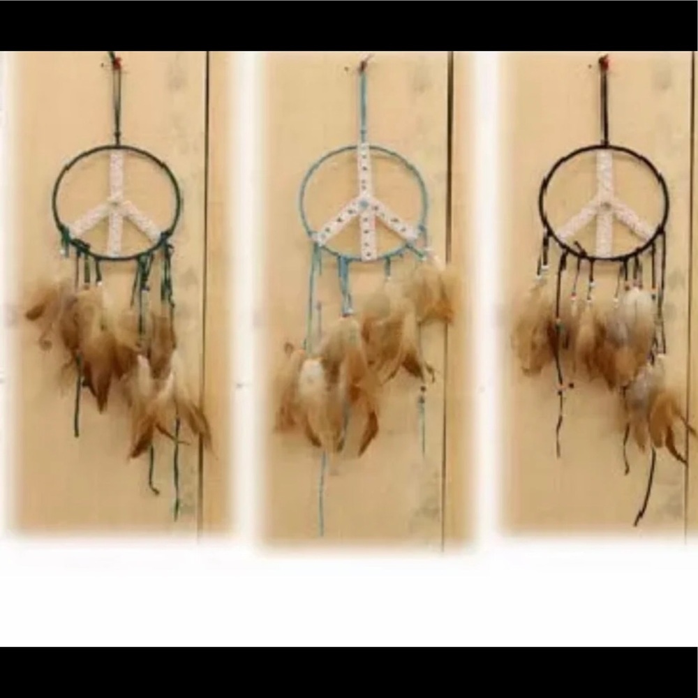 Dream Catcher Peace 6" Different Colors